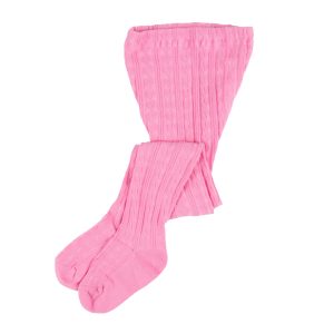 Mädchen-Strumpfhose – Zopfstrick, klassisch, unifarben, Farbe