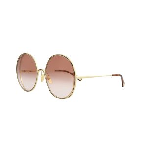 Chloe Damen-Sonnenbrille – 61mm, Gold, Orange