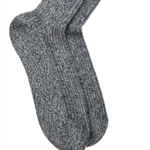 Brunello Cucinelli Herren-Socken – Blau, Weiß, Grau, Melange, Baumwolle