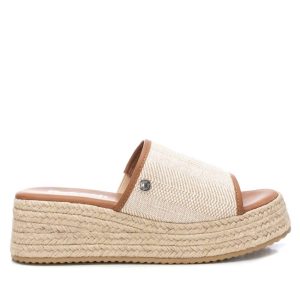 Damen – Keilsandalen – Beige – 7703578443836