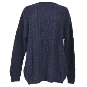 Miu Miu Pullover – gestrickt, Marineblau, Blau, Kaschmir, Wolle, 7766542778428