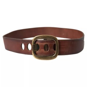 Dolce & Gabbana Damen-Gürtel – Leder, Metall, Schnalle, Damen, 7676548513852