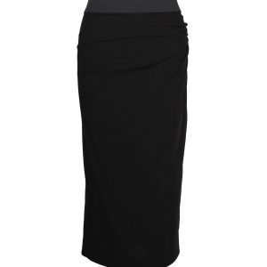 Dolce & Gabbana Rock – Midi, Schwarz, Wolle, 7703694803004