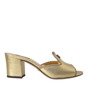 Dolce & Gabbana Damen-Pantoletten – Leder, Pumps, Sandalen, Schuhe