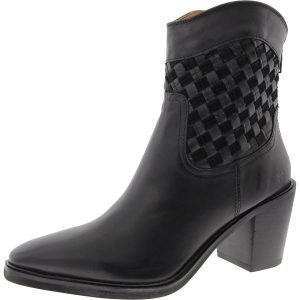 Stiefeletten – unifarben, Leder