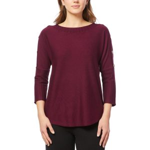 Pullover – Knopf, gestrickt