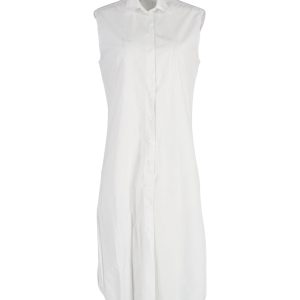 Alaïa Hemd – ärmellos, Kleid, Weiß, Baumwolle
