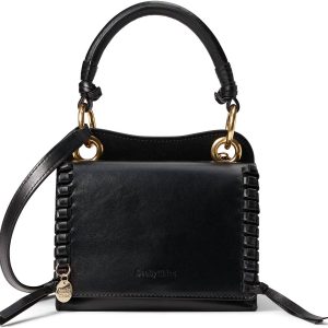 Tilda Damen-Umhängetasche – Leder, Tasche, Schwarz