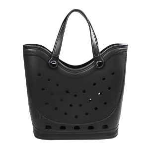 Balenciaga Crocs Shopper – neu mit Etikett, Schwarz, Tasche