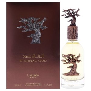 Eternal Oud von Lattafa – 3,4 oz, Eau de Parfum, Spray, für Herren