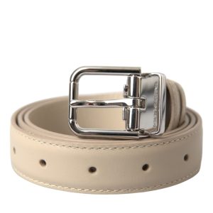 Dolce & Gabbana Damen-Gürtel – Kalbsleder, Leder, Metall, Schnalle, 7732517011516
