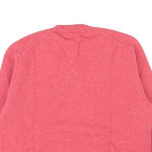 Pullover – doppelt, Rot, Herzmotiv, gestrickt