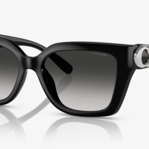 Coach Damen-Sonnenbrille – 55mm, Schwarz, 7805811818556