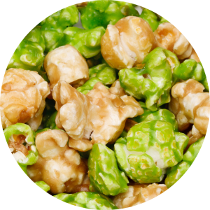 Popcorn mit Karamell-Apfel-Geschmack