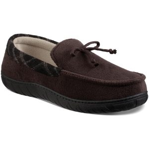 Loafer – Velourslederimitat, zum Hineinschlüpfen, Hausschuhe