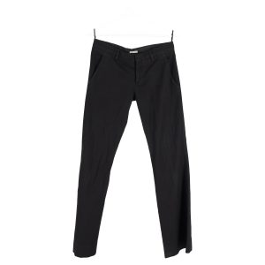 Miu Miu Hose – niedriger Bund, Schwarz, Baumwolle