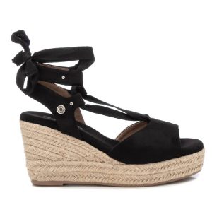 Damen – Keilsandalen – Schwarz – 7703582834748