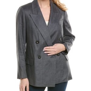 Peserico Jacke – Leinen, Wollmischung