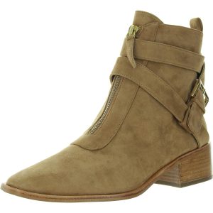 Stiefeletten – Schnalle, Velourslederimitat