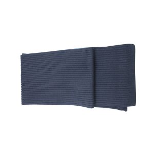 Dolce & Gabbana Schal – Rippstrick, Marineblau, Blau, Wolle, 7748911890492
