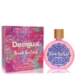 Desigual Fresh Festival von Desigual – Eau de Toilette, Spray, 3,4 oz, für Damen, 7827842826300
