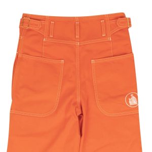 Jeans – Orange, Logo, Oversize