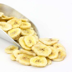 Gesüßte Bananenchips
