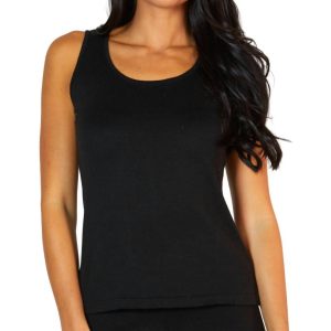 Tanktop – gestrickt, Schwarz, 7668148830268