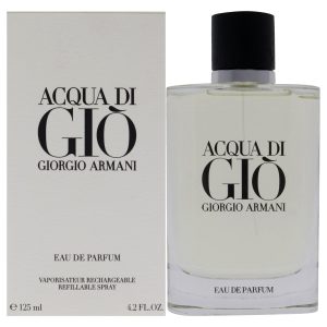 Acqua Di Gio von Giorgio Armani – 4,2 oz, Eau de Parfum, Spray, nachfüllbar, für Herren