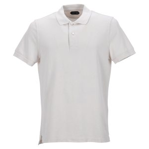Tom Ford Poloshirt – Weiß, Baumwolle, 7748658790460