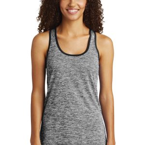 Sport-Tek Damen-Tanktop – PosiCharge, Electric Heather, Ringerrücken
