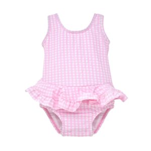 Mädchen – einteiliger Badeanzug – Rosa