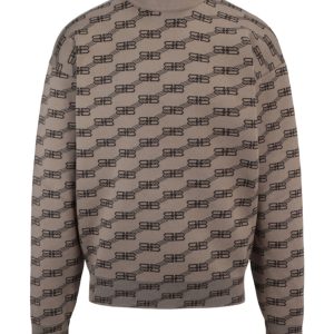 Pullover – Logo, Intarsienmuster, gestrickt