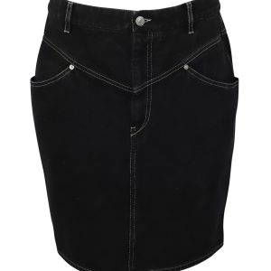 Isabel Marant Rock – Denim, Schwarz, Baumwolle