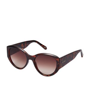 Fossil Damen-Sonnenbrille – Katzenaugenform, 7165410738236