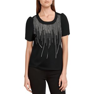 Bluse – verziert, Baumwolle