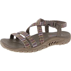 Sandalen – verstellbar, gestrickt, Fersenriemen