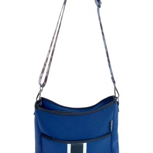 Damen-Umhängetasche – Neopren, Marineblau, 7827080413244
