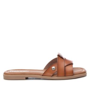 Damen – flache Sandalen – Taupe – 7703559110716