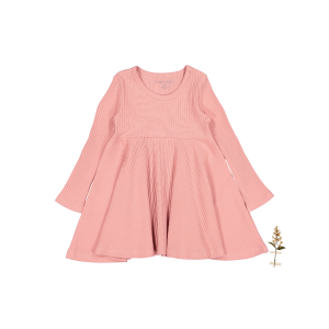 Kleid – Langarm, Rosa