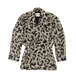 Blazer – Schwarz, Grau, zweireihig, Wolle