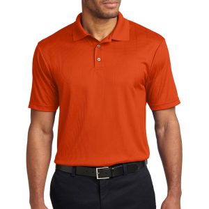 Port Authority Herren-Poloshirt – Performance, fein, Jacquard, K528
