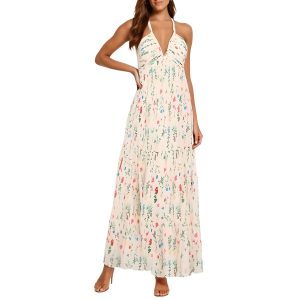 Kleid – Chiffon, bedruckt, Maxi