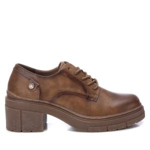 Damen-Schuhe – mit Schnürung, Taupe, 7764985446460