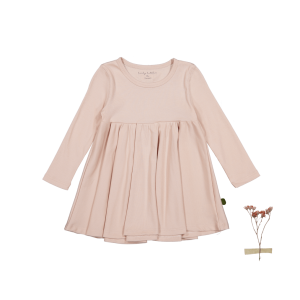 Kleid – Langarm, Altrosa