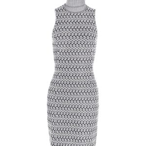 Missoni Kleid – ärmellos, Rollkragen, Grau, Viskose