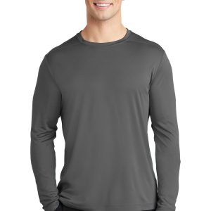 Sport-Tek Herren-T-Shirt – Posi-UV Pro, Langarm, ST420LS