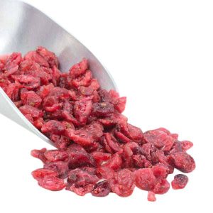 Mit Zucker gesüßte Bio-Cranberries