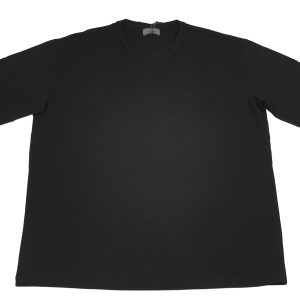 Bally Herren-T-Shirt – 6301170, Schwarz, Baumwolle, V-Ausschnitt, Logo, 7707561033788