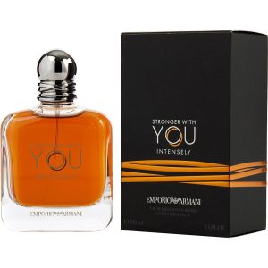 Emporio Armani Stronger With You Intensely von Giorgio Armani – Eau de Parfum, Spray, 3,4 oz, für Herren, 7827747471420